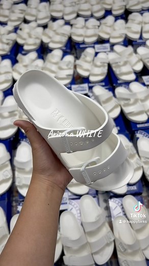 1.5M views · 68 reactions | Arizona Eva White available in store and online purchase 懶 #birkenstock #original #happybirks | HappyBirks | Facebook