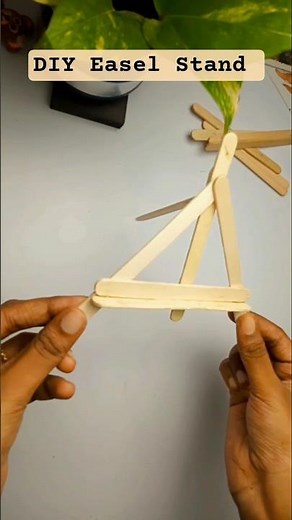 DIY Easel Stand | How to Make Mini Easel with Ice Cream Sticks | #shortsviral #shorts