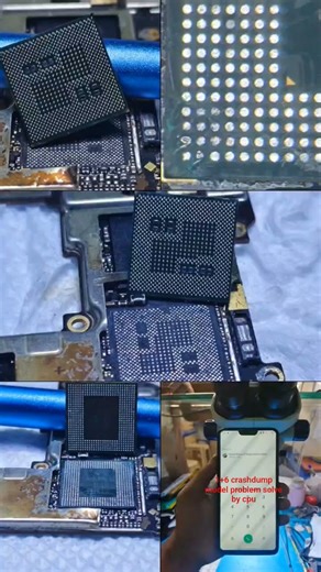 OnePlus 6 crush dump mode problem solve by cpu #mobilerepairing #cpu