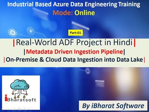 Real-World ADF Project in Hindi | On-Premise & Cloud Data Ingestion into Data Lake (Part-01) #adf