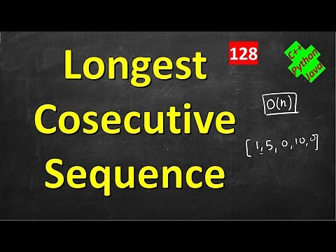 Longest Consecutive Sequence | LeetCode 128 | C++, Java, Python