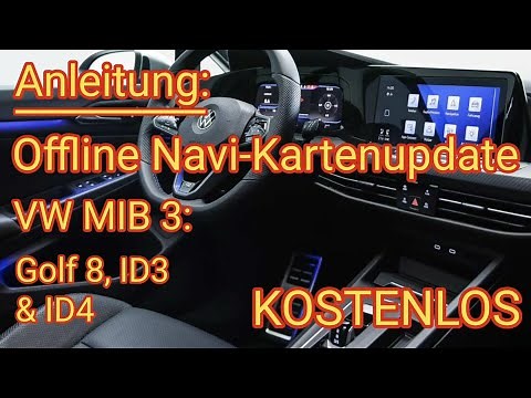 Offline navigation map update for VW MIB3: Golf 8, ID3, ID4 after the end of WE Connect services