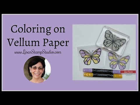 Coloring on Vellum Paper