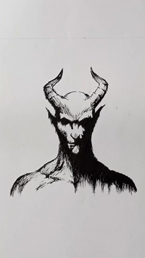 Dark Art Drawing: Explore Creepy Scribble Techniques