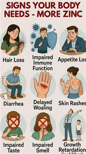 Zinc Deficiency Symptoms You Should Never Ignore 😱