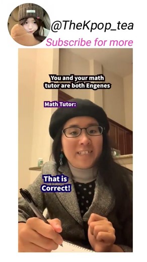 You and your math tutor are both Engenes #kpopshorts #shorts