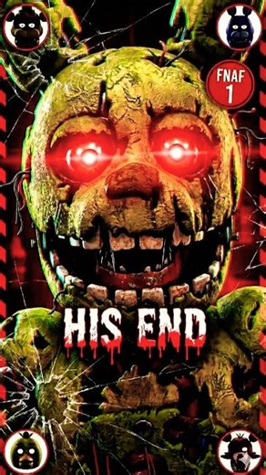 Springtrap's End | El Final de Springtrap - FNAF Animation 😱 #shorts #fnaf #usa