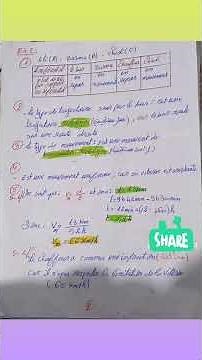 Examen physique chimie 3ème année collège