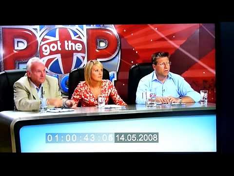 Peter Kay directing and Pete Waterman crying with laughter