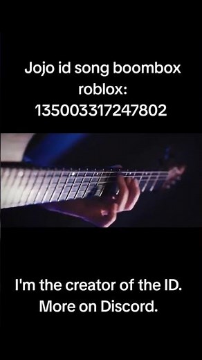 Jojo id song boombox roblox #song#роблокс #roblox #boombox #jojosbizarreadventure #music #jojo #jjba