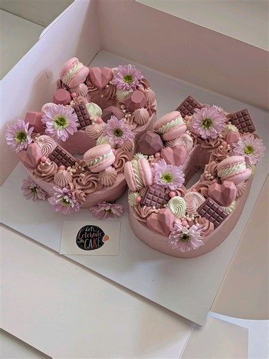 A little extra magic for an 80th birthday celebration 🌸 Handcrafted, elegant and full of flavour — just how milestone cakes should be 💕 #80thBirthdayCake #NumberCake #MilestoneCake #80AndFabulous #PerthCakes