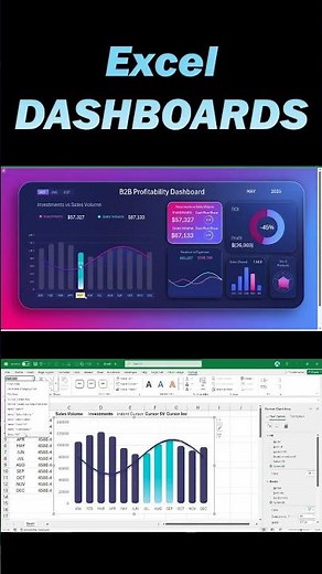 Excel Reinvestment Chart for Small Business Sales Analysis Dashboard
