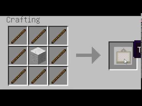 [TUTO] Comment faire un tableau dans minecraft