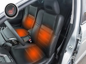 Heating cables for car seat and panel heating