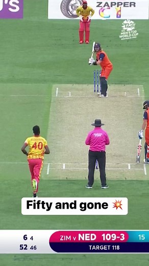 Max O’Dowd’s wonderful knock comes to an end! #T20WorldCup #cricket #cricketreels | ICC - International Cricket Council