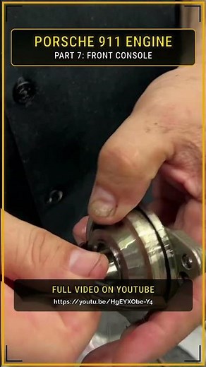 Porsche 911 Engine Rebuild: Front Console Install #Shorts