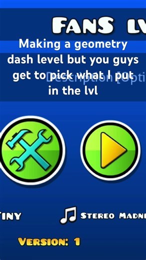 Making a geometry dash lvl
