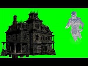 Horror video,Flying ghost green screen,ghost green screen video,