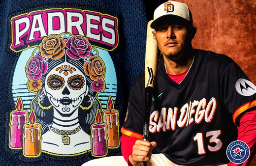 Padres Go Dark for New City Connect Uniform, Inspired by Día de los Muertos