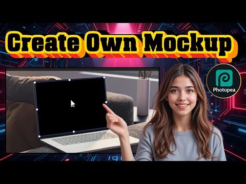 How To Create Your Own Mockup In Photopea - Full Tutorial