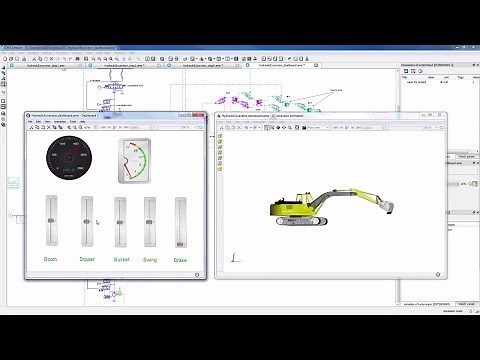 Simcenter Amesim – Optimizing an excavator model for real-time usage #HowToSimcenterSystems