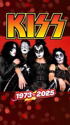 KISS 1973-2025 #nostalgia #music #rock #acefrehley #thenandnow #classicrock #80smusic #kiss #band