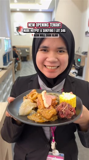 AEON MALL Shah Alam on Instagram: " The 4th Outlets ,Nabe Hotpot & Sukiyaki is officially OPEN!  Come enjoy the ultimate steamboat & grill buffet experience! Fresh ingredients, sizzling grill, cozy vibes – all under one roof!   Opening Promo: (RM49.90 Lunch Promo) Lot S45 & S46, AEON MALL Shah Alam  11am to 10pm Daily Bring your makan kaki & tag us!  #HotpotHeaven #GrillLovers #NewOpening #Shahalam #aeonmallshahalam"