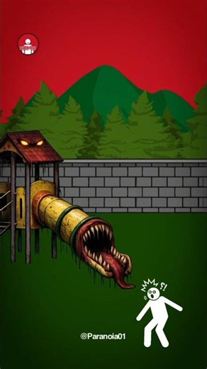 SCP-1562 [トンネル • スライド] #analoghorror #terrifyingtales #horroranimation