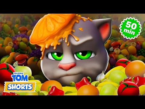 Trying Out Good Snacks 😋🍰 Talking Tom Shorts Compilation