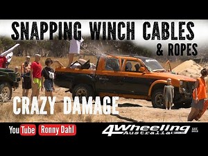 Mass Damage snapping winch Cables