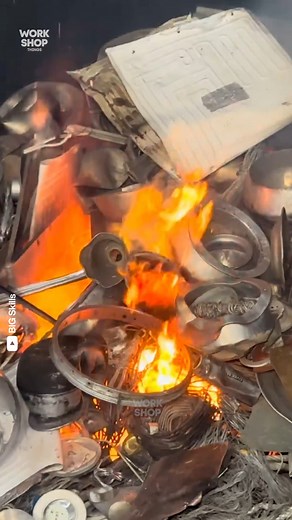 5.6K views · 40 reactions | Recycling Waste Scrap into Huge Cooking Pots #recycling #scrap #waste #cooking #pots | Workshop English | Facebook