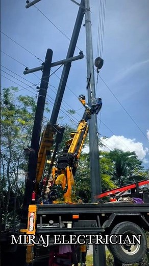 Complete High Voltage Line Construction ⚡ From New Cable to Transformer!