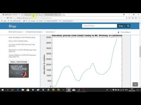 Using Google Maps Elevation API in Matlab