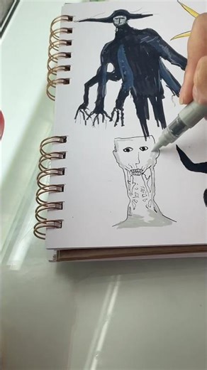 Drawing Guilt Doctor Nowhere #doctornowhere #guilt #creepy #horror #drawing