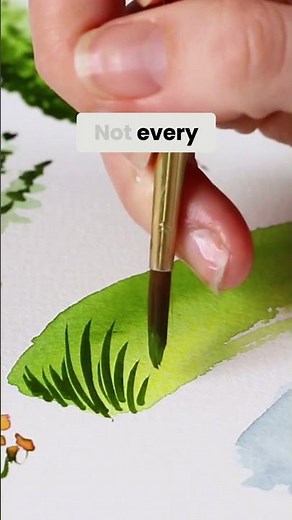 Easy Wildflower Watercolor Painting for Beginners