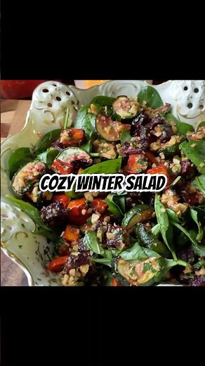 Roasted Beetroot & Pumpkin Salad in the AirFryer | Cozy Winter Salad Recipe