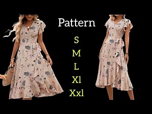 Make a Summer Wrap Dress ✂️ | Easy DIY Pattern & Sewing Tutorial