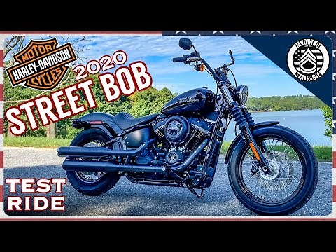 2020 Harley-Davidson Street Bob Test Ride Review!