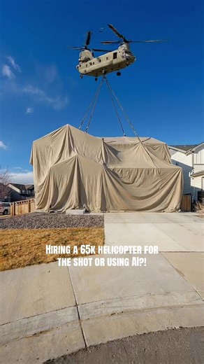 Hiring a 65k helicopter for the shot or using AI?! #virtualassistant #ai #aitools #freelancer #socialmediamanager