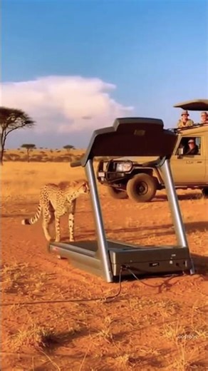 Cheetah vs. Treadmill: The Ultimate Speed Test 🐆💨