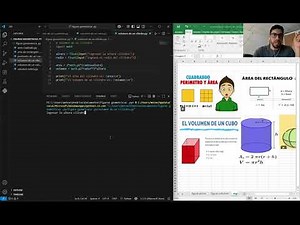 sacar la áreas y volumen de figuras geométricas en Python