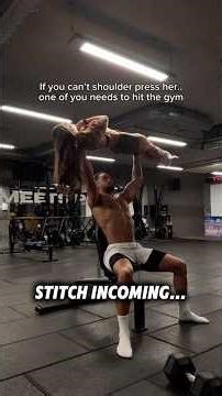 Couples Gym Challenge: Shoulder Press!
