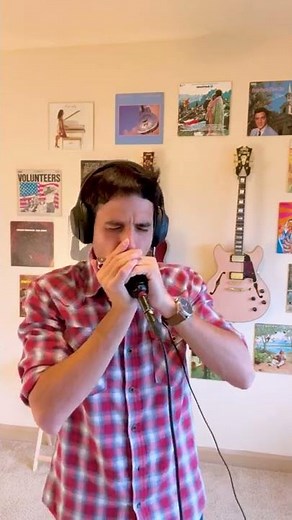Harmonica blues shuffle in G