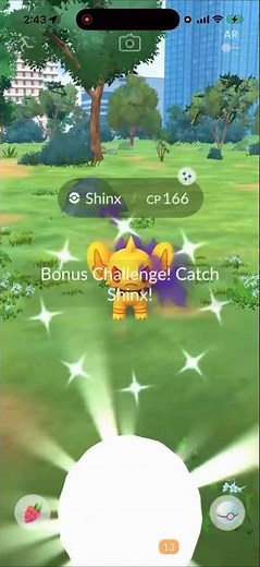 ✨Shiny Shadow Shinx CAUGHT in Pokemon Go!✨ #shorts #pokemon