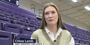 Chloe Lamb enjoying being a college WBB coach at Mary