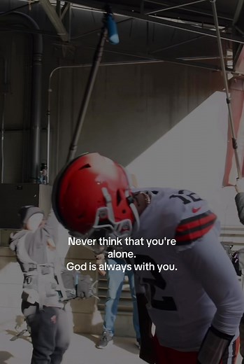 Inspirational Athlete Message About Faith and Support