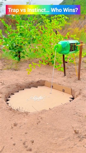 This Trap Tested the Parrot’s Instinct!#comedy #funny #birds