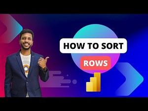 Power Query Editor : How to Sort Rows in Power BI