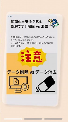 パソコン処分する前に必ずやるべきこと｜初期化だけでは危険