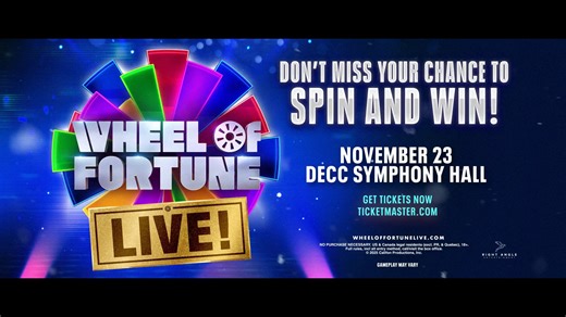 80 reactions · 16 shares | DULUTH! Play Wheel of Fortune Live and win amazing prizes  Sunday, November 23 | DECC Symphony Hall | 3:00pm ️ - https://www.ticketmaster.com/event/060062AA9A957366 More info - https://decc.org/event/wheel-of-fortune-live/ | DECC - Duluth Entertainment Convention Center | Facebook
